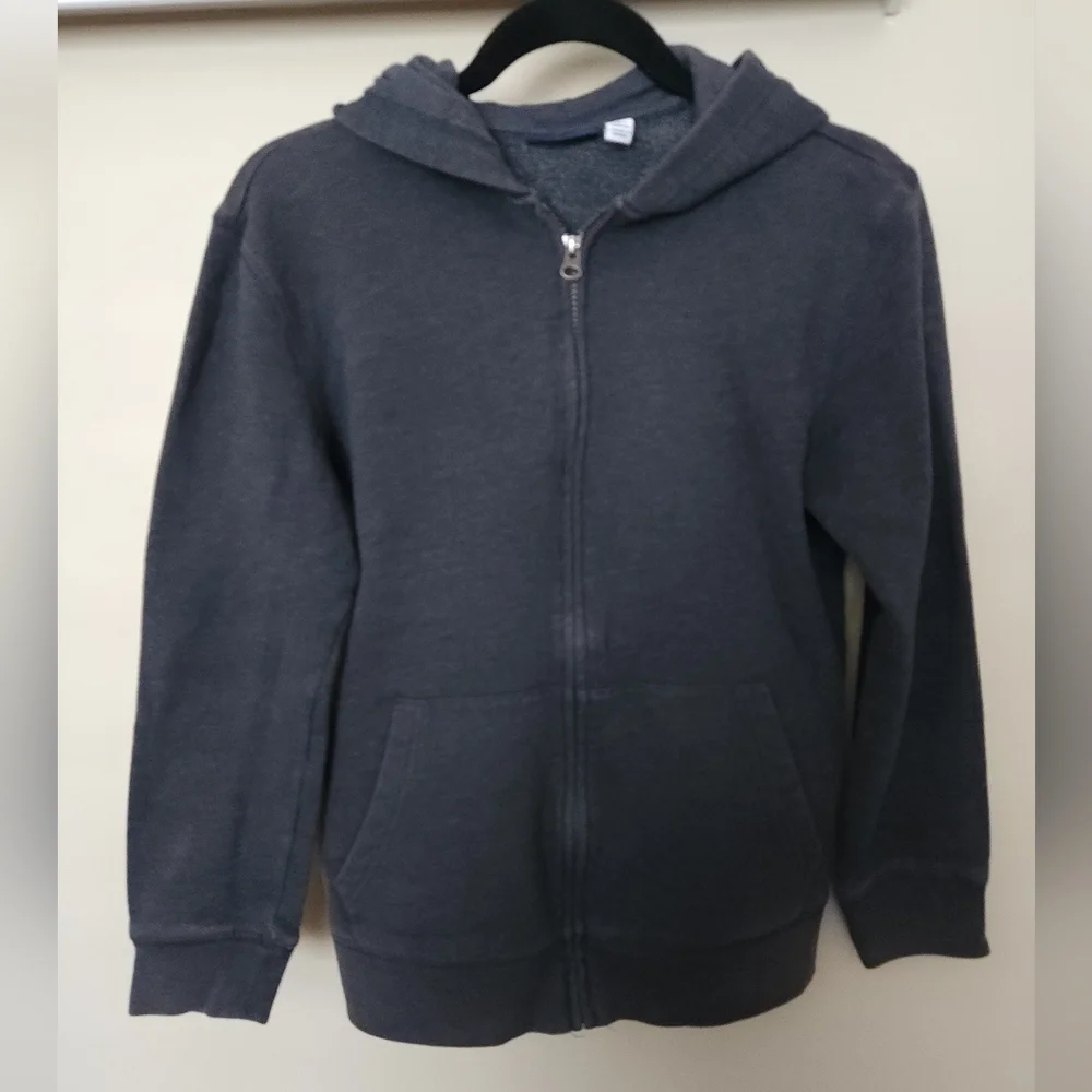 The Children's Place Zip Up Hoodie, GRAY - XL (14)